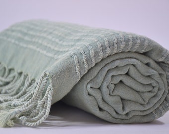 Personalized Turkish Cotton Beach Towel, Bachelorette Gift (70x40)