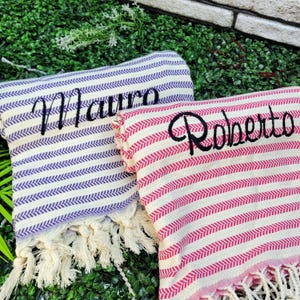 Personalized Turkish Towel, Custom Towel For Party, Bridesmaid Gifts, Bachelorette Party Favors, Personalized Gifts For Her, Beach Towel