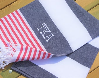 Personalized  Turkish Towel, Monogrammed accessories,   Bachelorette Towel, Beach Towel, Bridesmaid Gift, Wedding Towel, Personalized Gifts