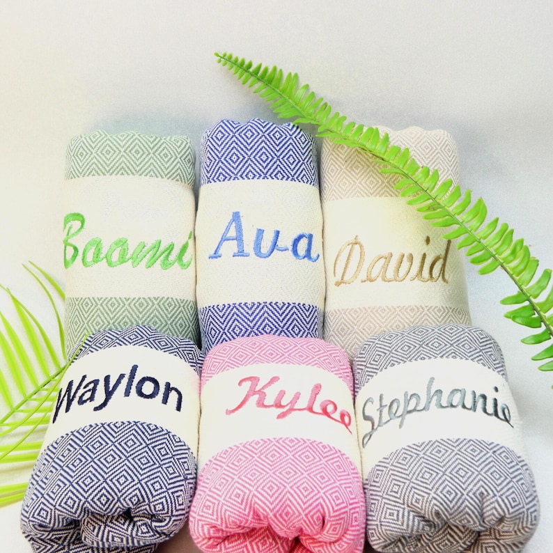Personalized Turkish beach towel, Personalized gifts, Bachelorette party, Bridesmaid gifts, Wedding gift, Gift For Women, Gift For Her, Gift For Him, Home Gift, Home Decor, Turkish Beach Towel, Birthday Gift, Housewarming Gift, Anniversary gift, Gift for Kids, Party Favor, Custom gifts, Unique gifts, Handmade gifts, Gift for her, Gift for him, Gift for mom, Gift for dad, Anniversary gift, Birthday gift, Maid of honor gift, Bride gift box, Groomsmen gift, Housewarming gift, Newborn Baby Gift,