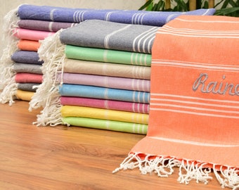 70x40&quot; Personalize Turkish Towel, Turkish Towel Beach, Personalized Gifts Towel, Wedding Gift Towel Set, Bulk Towel,Home Gifts