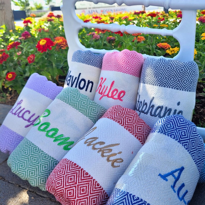 Personalized Turkish Beach Towel, Personalized Gifts, Bridesmaid Gifts, Bachelorette Party Favor, Wedding Gifts, Personalized Gift, Home Decor, Gift for Her, Gift for Kids, Personalised Gifts, Anniversary Gifts, School Gift, Girls Trip Gift, Couple Gifts, Gift for Him, Gift for Bride, Bath Towel, Yoga Towel, Picnic Towel, Beach Towel, Soft Towel, High Quality Cotton Towel, Personalized Gifts, Bridal Shower Favor, Beach Party Gifts, Party Decor, Bridesmaid Robes, Welcome Gift, Wedding Present