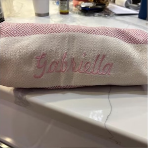 Personalized Turkish Towel, Personalized Gifts, Bachelorette Party Favor, Bridesmaid Gift, Wedding Beach Towel, Gift for Her, Bridal Shower