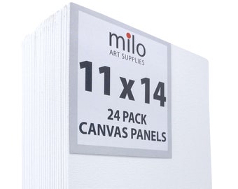 12 x 12 Canvas Panels  Pack of 24 – Milo Art Supplies
