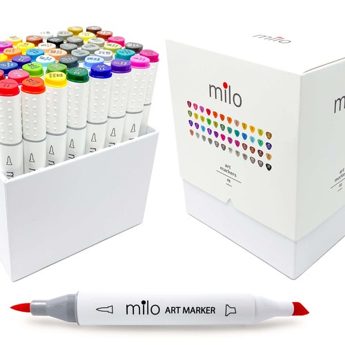 Bianyo Classic Series Alcoholbased Dual Tip Art Markers Set Etsy