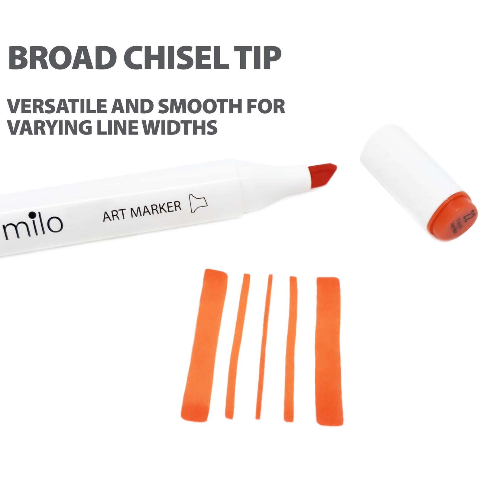 MILO 24 Art Marker Set Dual Tip Artist Markers Brush Tip and Etsy