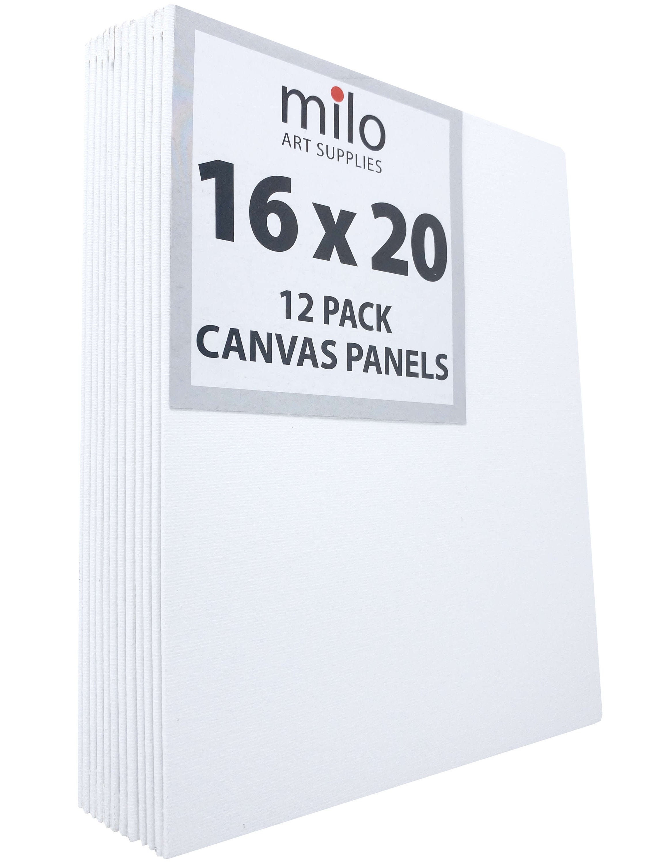 Milo PRO 24 X 30 Pre Stretched Pack of 4 Professional Artist