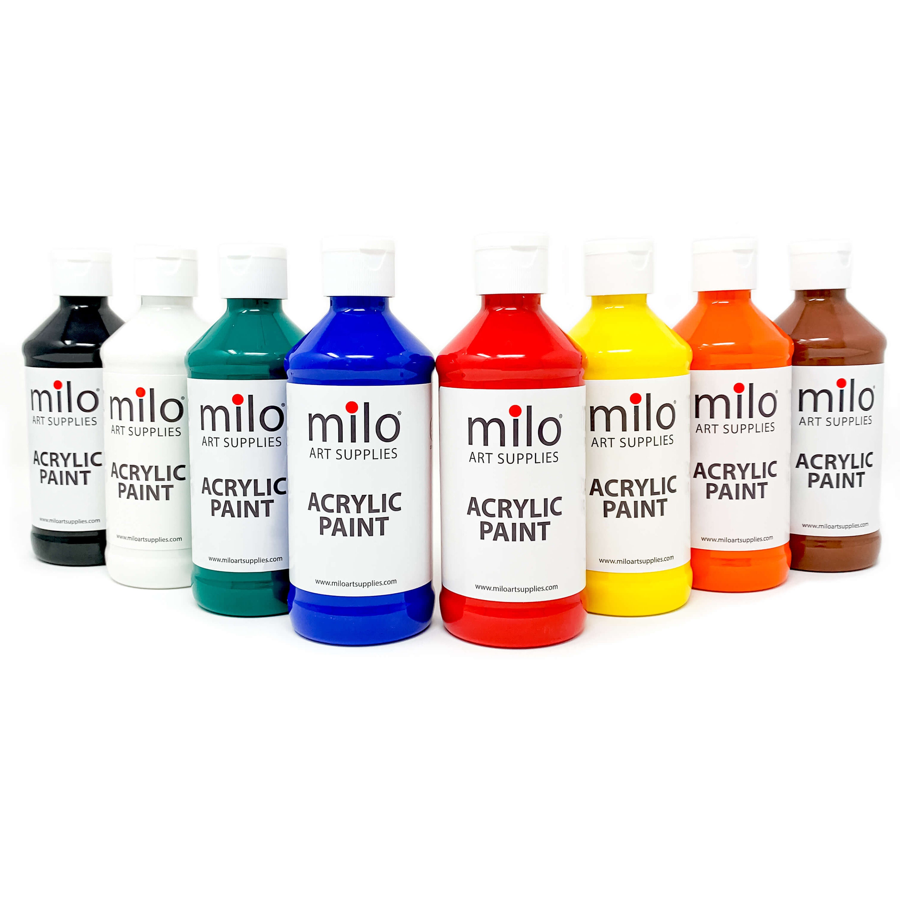 Acrylic Paint Set 6/8/12/18 Colors 75ml Each Tube Art Craft Paints