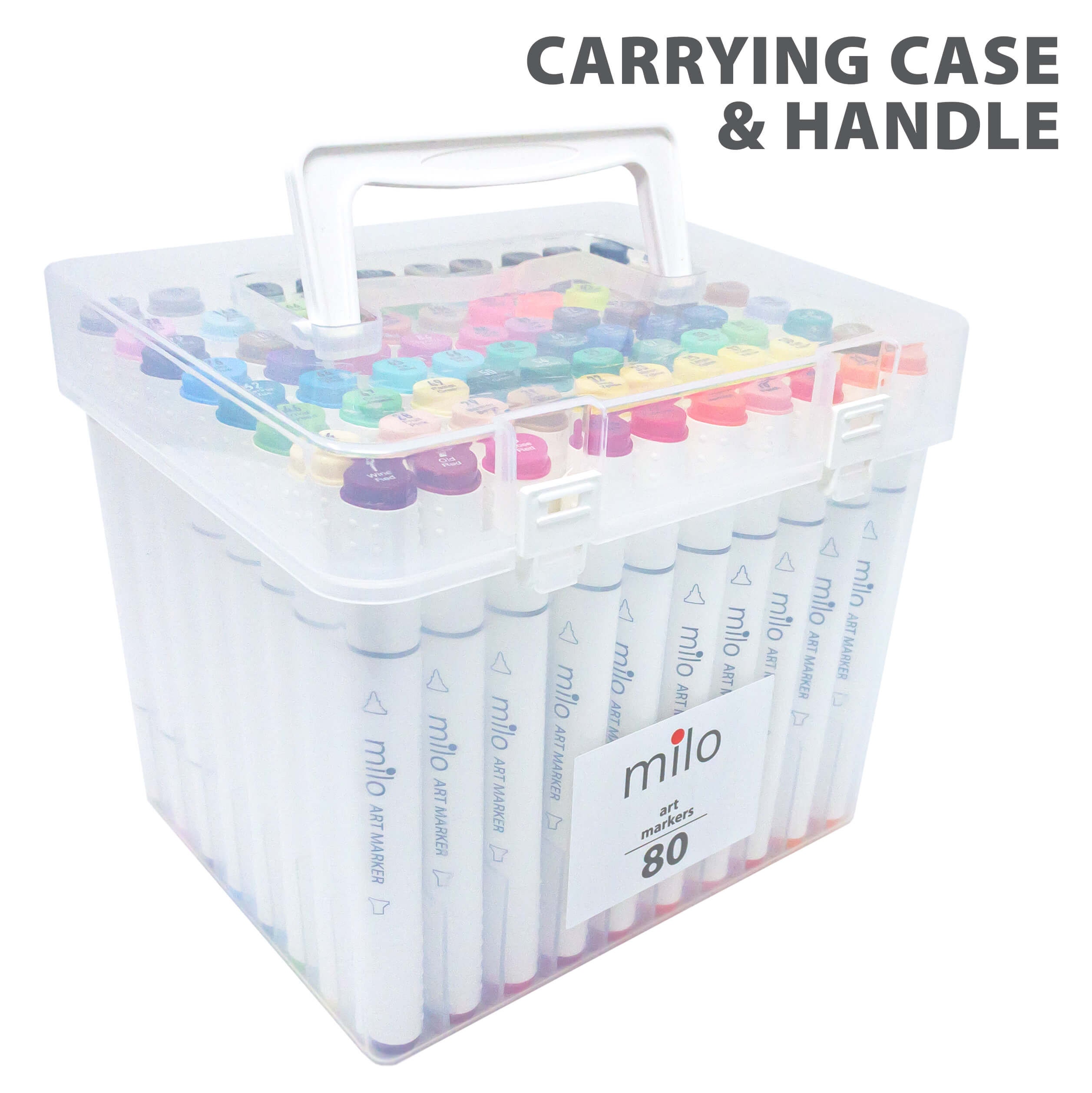 MILO 80 Art Marker Set Dual Tip Artist Markers Bullet Tip Etsy