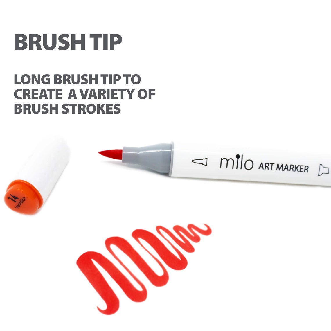 MILO 24 Art Marker Set Dual Tip Artist Markers Brush Tip and Etsy