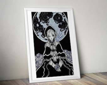 Bloodborne Inspired The Doll 8x15 Print