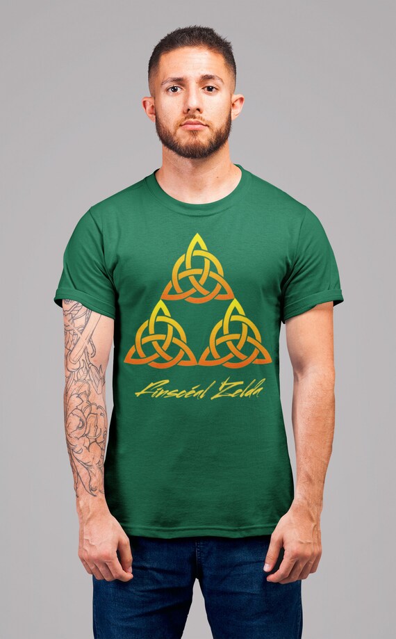 Celtic Triforce Shirt the Legend of Zelda T-shirt Finscéal | Etsy