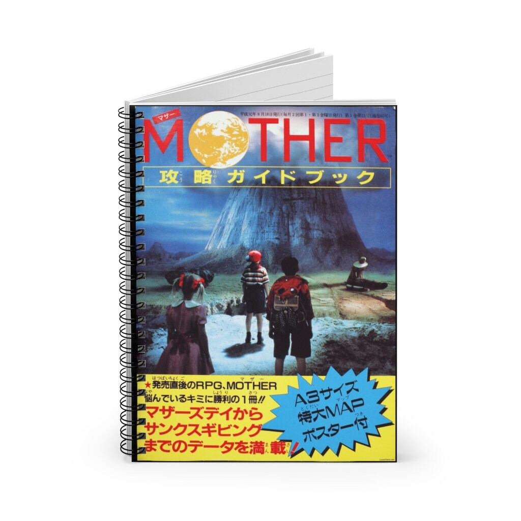 Mother I Earthbound 0 Ninten Spiral Notebook Ruled Line Etsy