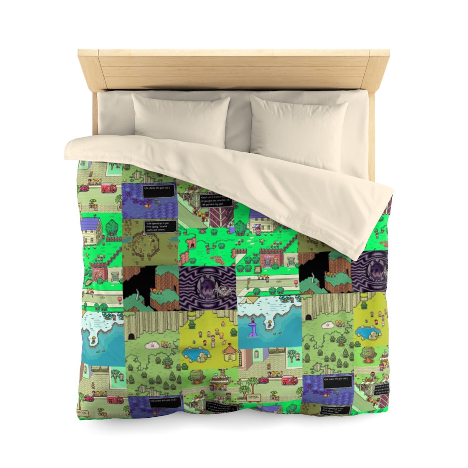 Earthbound Bedding Mother II Queen Comforter Earthbound Etsy