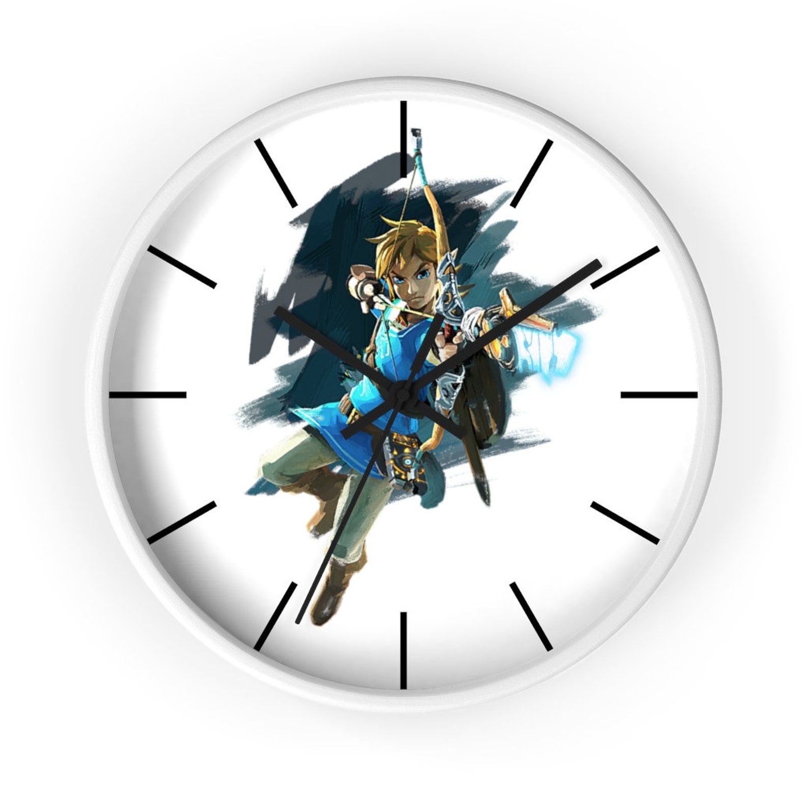 Legend of Zelda Breath of the Wild Zelda Clock Legend of Etsy