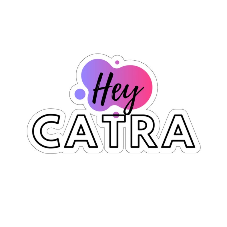 Catradora She Ra and the Princess of Power Inspired Kiss-Cut Sticker Hey Catra She-ra Sticker