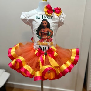 Moana Tutu Set Birthday Outfit Old Moana Dress Moana Tutu Dress Hawaiian Princess Tutu Set Moana Birthday Shirt Etsy Canada