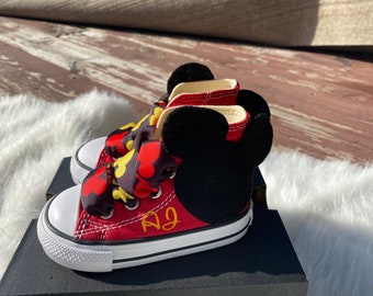 Mickey Mouse sneakers shoes/ Mickey Mouse first birthday outfit boy/ Mickey Mouse custom shoes/ Personalized shoes/ 1st birthday boy/ party