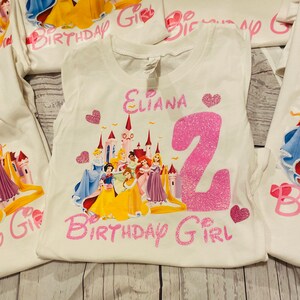 Princess Family Birthday Shirts, Matching Shirts, Family Shirts ...