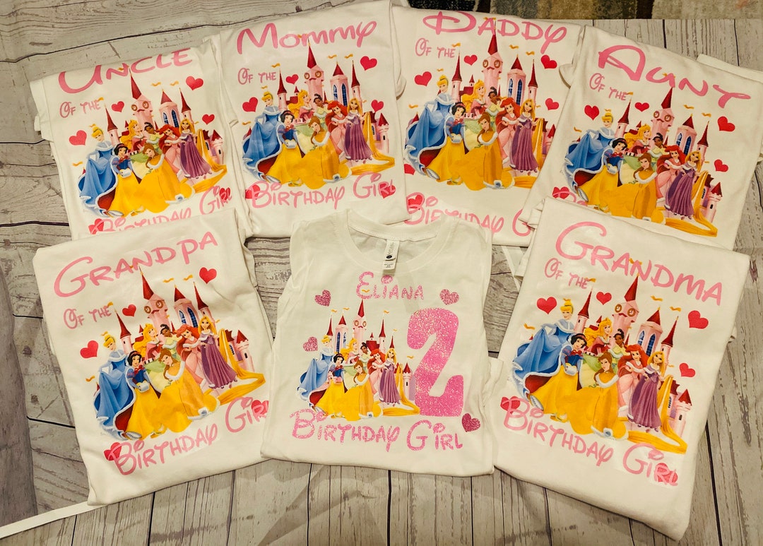 Princess Family Birthday Shirts, Matching Shirts, Family Shirts ...