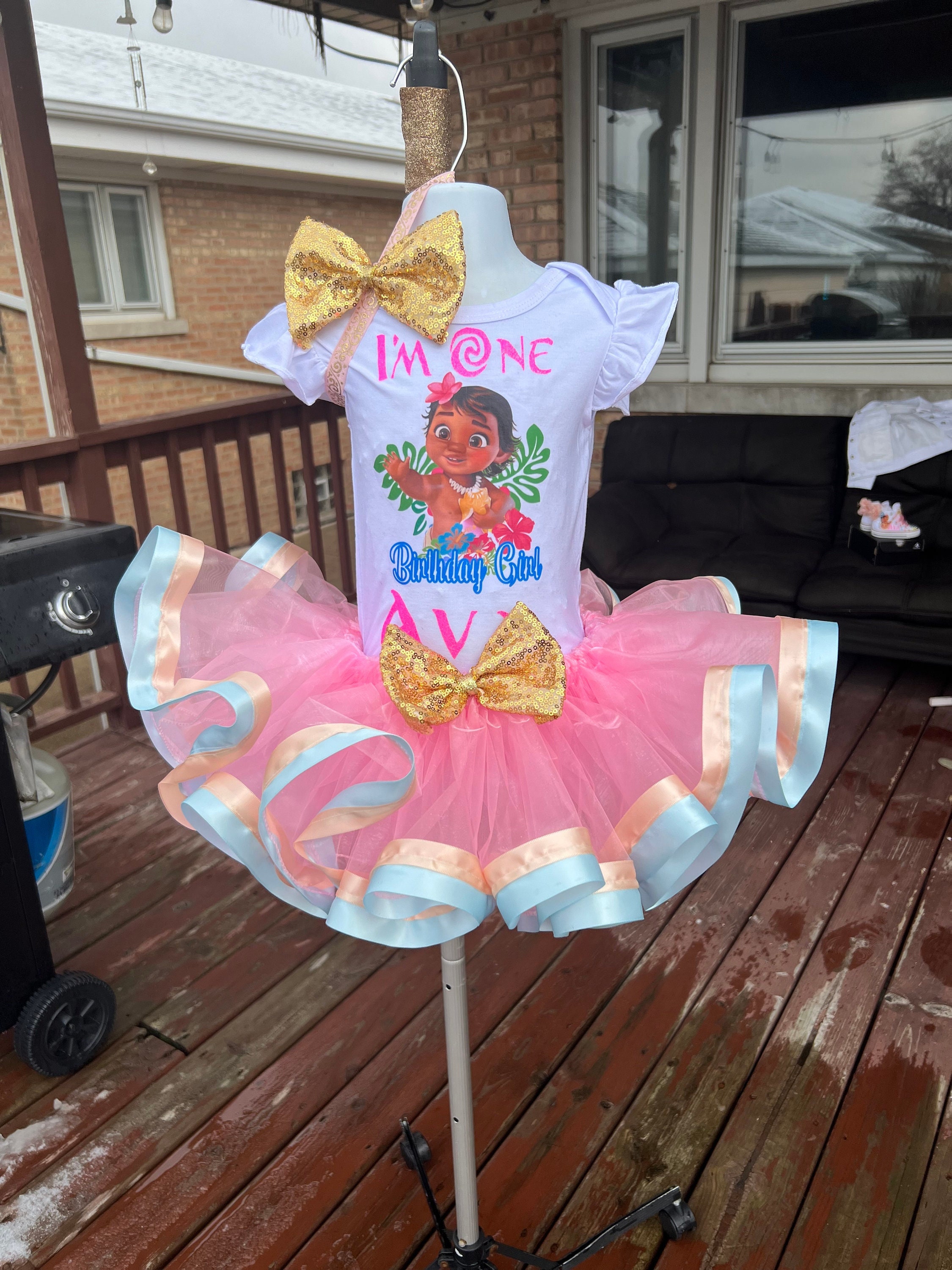 Moana tutu dress hotsell