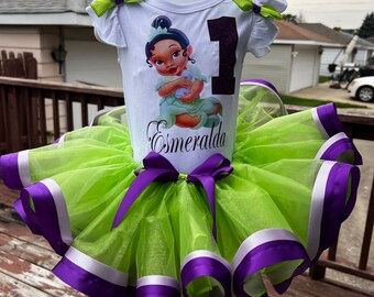 Princess tiana birthday outfit cheap