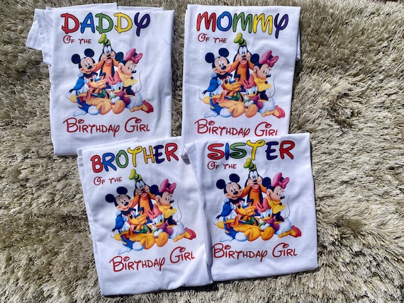 Birthday Shirts Mickey Mouse 