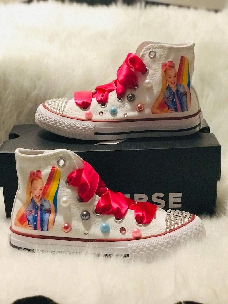 Jojo siwa shoes. concert bling shoes. jojo siwa converse. Jojo Etsy