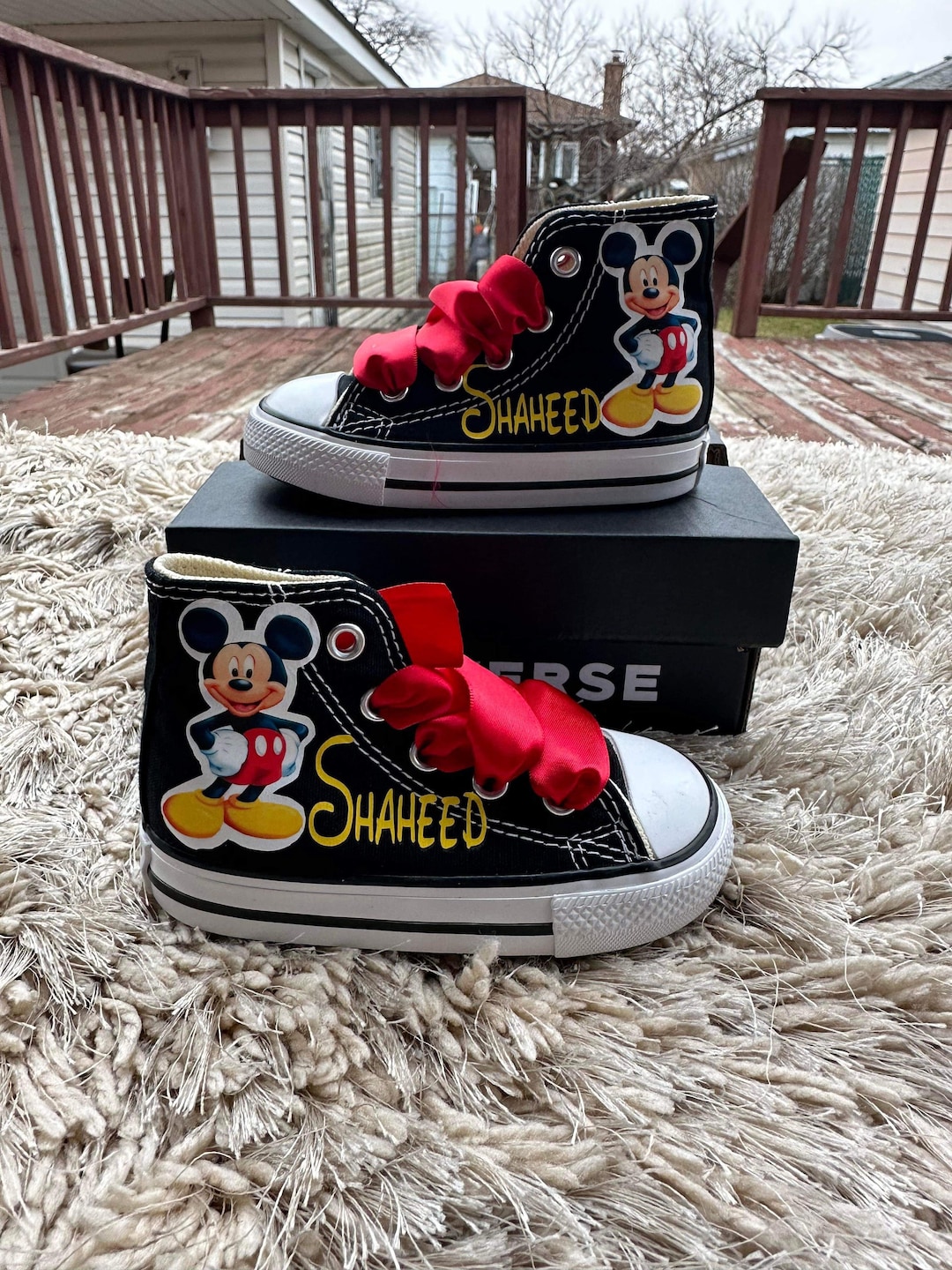 custom mickey mouse shoes