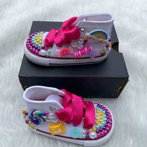 Candyland Bling Shoes, Lollipop Bling Shoes, Candyland Outfit, Rainbow ...