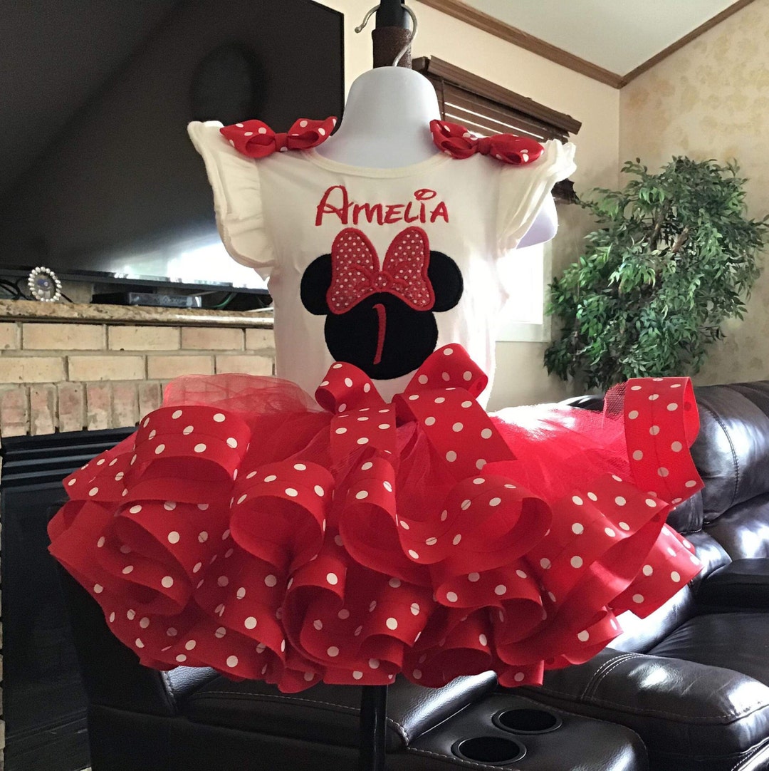 Minnie Vestidos Para Primer AÃ±ito Tutu Vestido De AÃ±ito Vestido