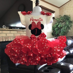 Minnie Mouse High Chair Tutu Etsy