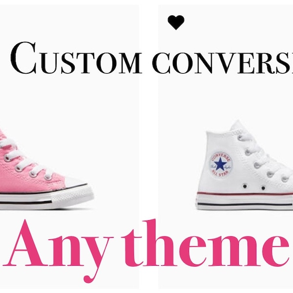 Custom bling converse, any themed , converse bling birthday outfit, create your own shoes, birthday outfit