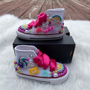 Candyland Bling Shoes, Lollipop Bling Shoes, Candyland Outfit, Rainbow ...