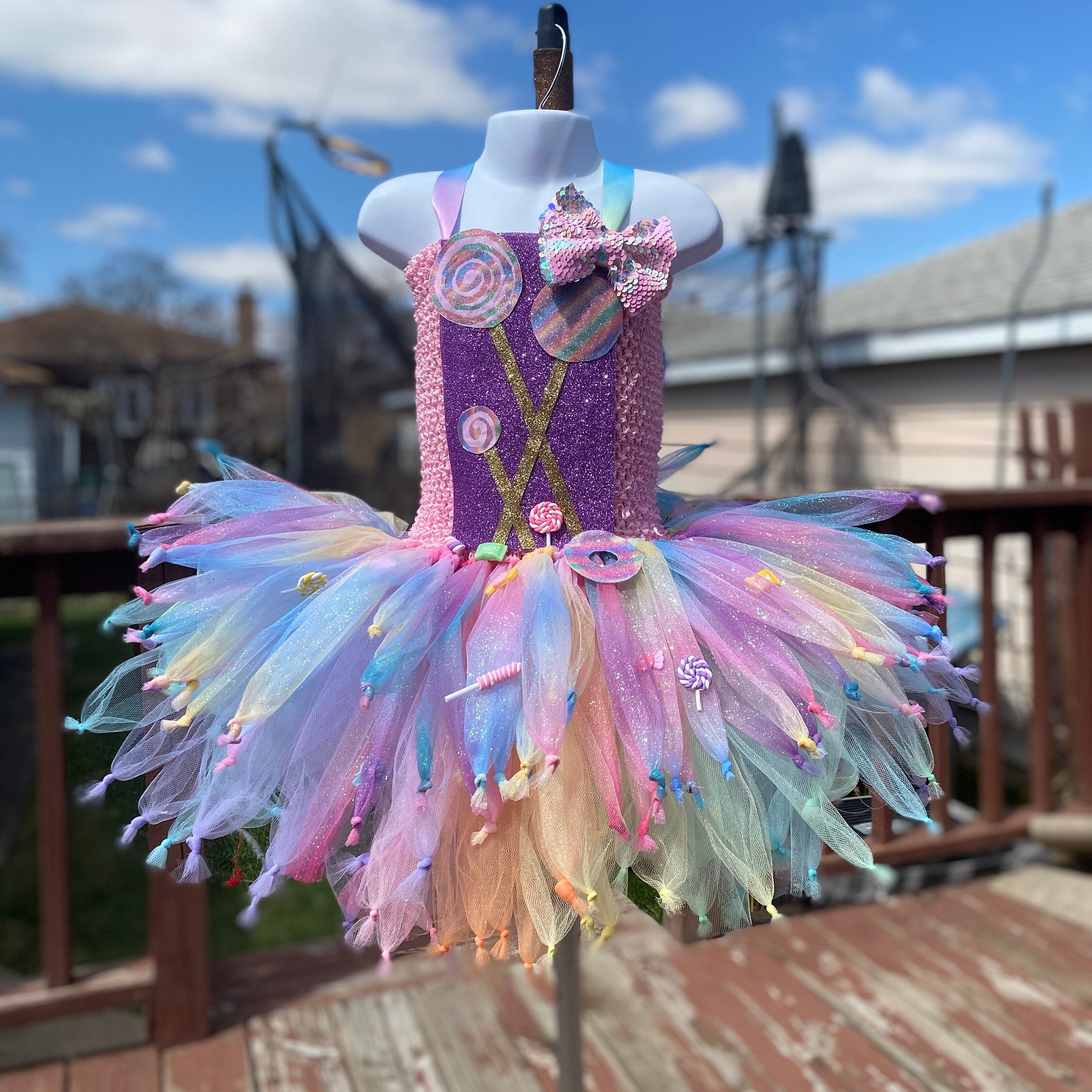 Candyland tutu dress