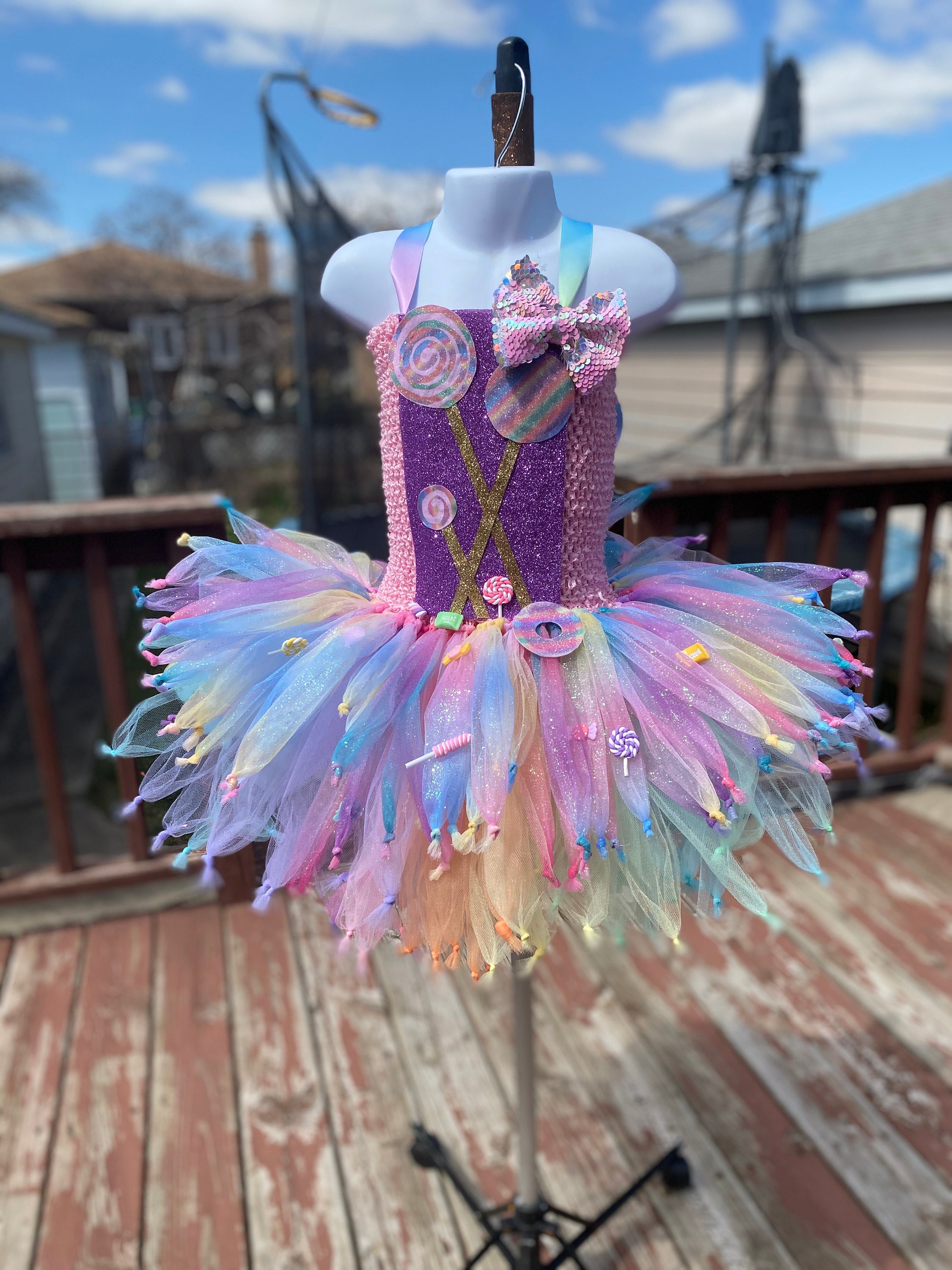 Candyland tutu dress