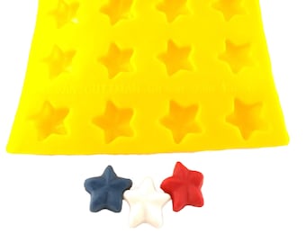 Star 20 Cavity Cream Cheese Mint Mold Candy Melts Fondant Chocolate Soap