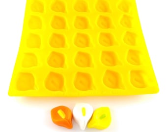 Calla Lilly 25 Cavity Cream Cheese Mint Mold Candy Melts Fondant Chocolate Soap