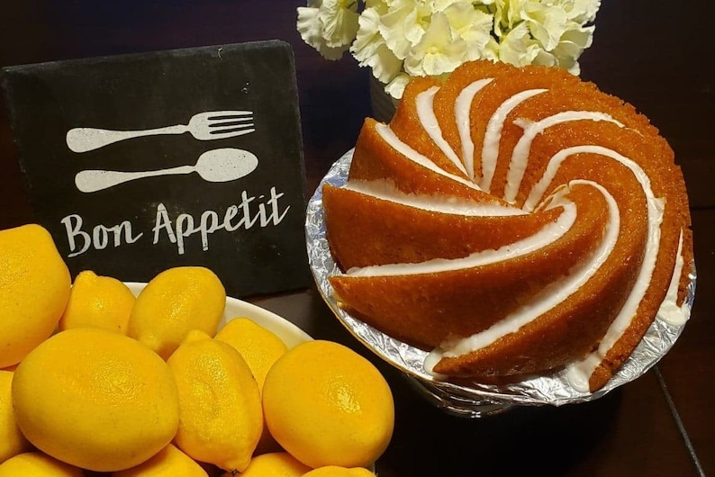 Lemon Rum Cake shipped Etsy