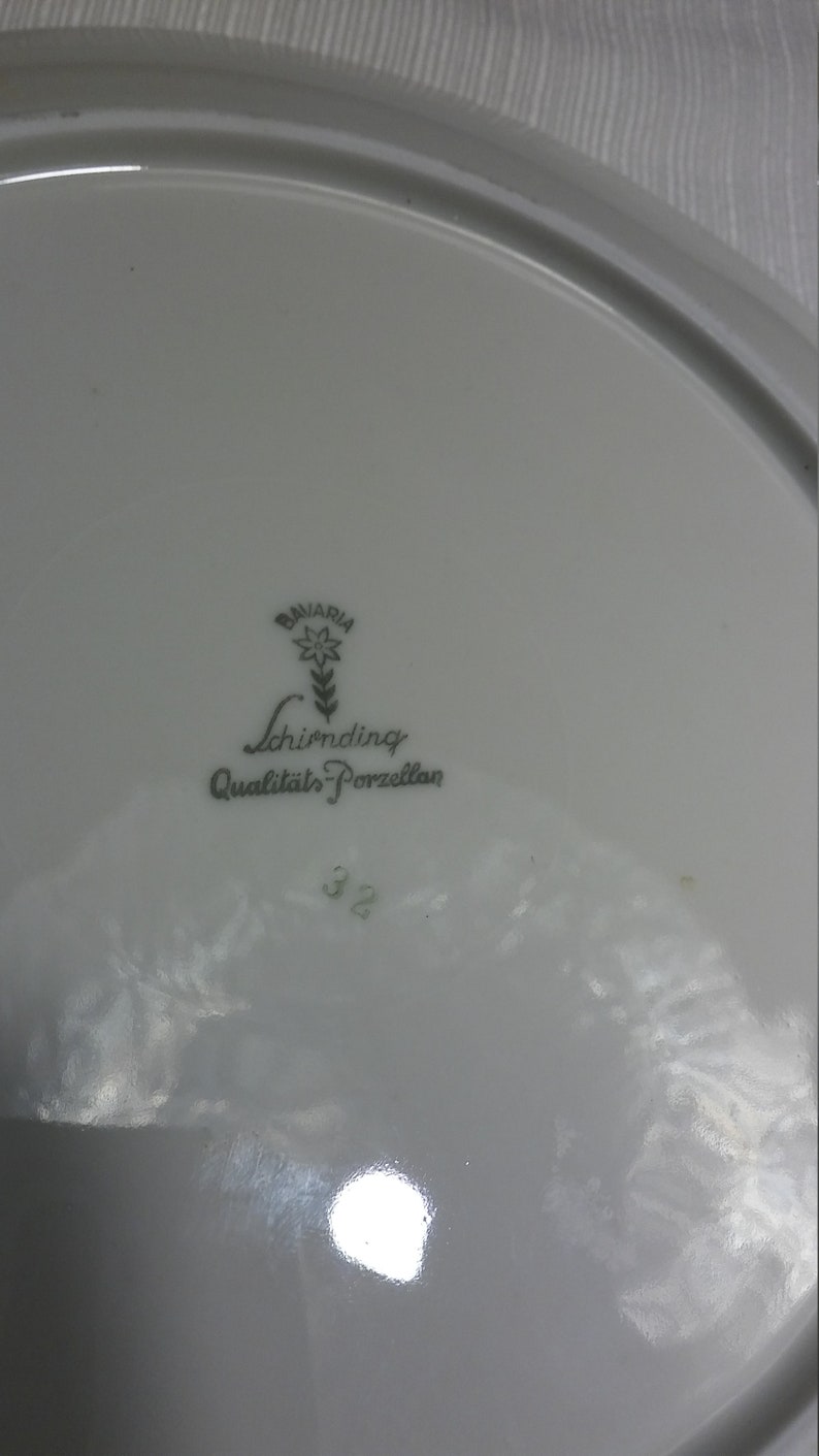 Vintage SCHIRNDING Bavaria Mid Century Heart Plate