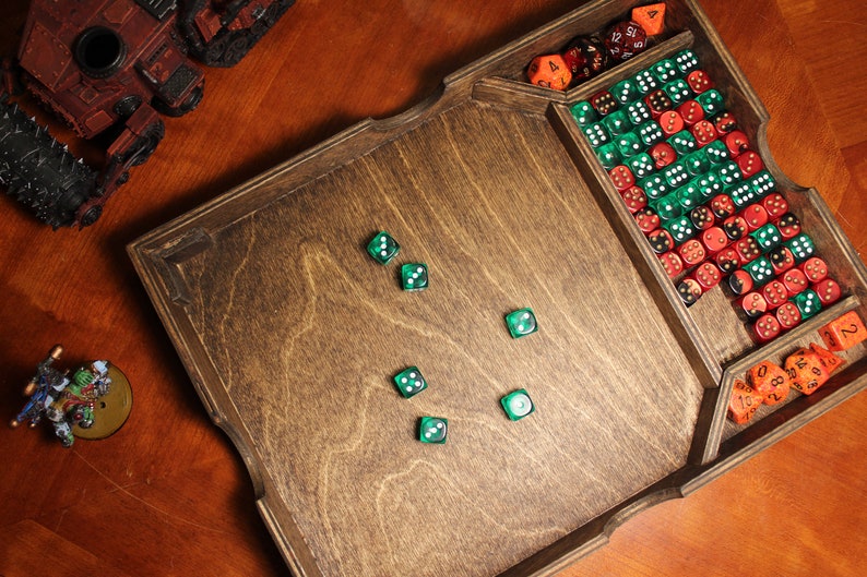 Warhammer Codex/Battletome Dice Tray w/ Magentized Fence