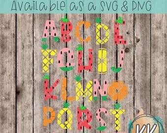Download Fruit Alphabet Etsy