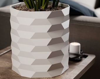 3D Planter Model 5 - Digital Download, STL for 3D Printer