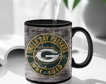 Green Bay Packers Black El Grande Mug