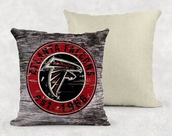 Multicolor Atlanta Georgia Tees Dawg On Saturday Falcon On Sunday-Atlanta-Distressed Throw Pillow 18x18 Multicolor Atlanta Georgia Tees Dawg On Saturday Falcon On Sunday-Atlanta-Distressed Throw Pillow 18x18