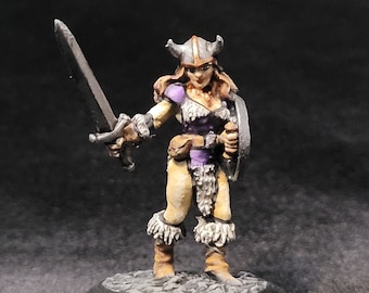 Reaper Miniatures Kyrie, Female Barbarian - Unpainted Metal Fantasy Figure, 25mm Heroic Scale