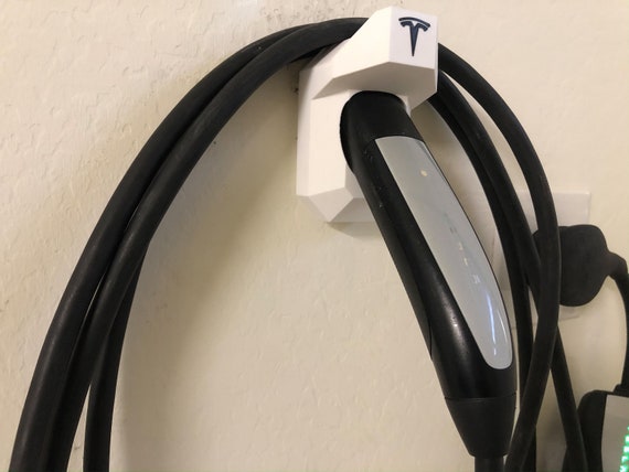 Tesla Charger "Cyber" Cradle (Wall Mount)