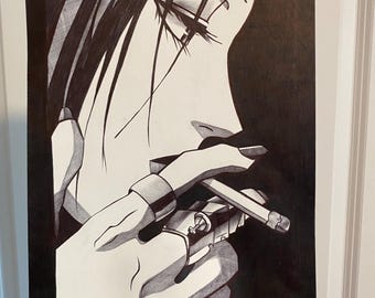 Nana Osaki Pen and Ink Drawing