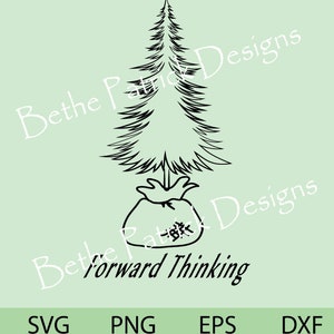 Forward Thinking Plant a Tree Earth Day Every Day Nature T-shirts Aufkleber Notizkarten Clipart