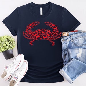 Crabes en crabe T-shirt, crabe SVG, svg crabe rouge, crabe clipart